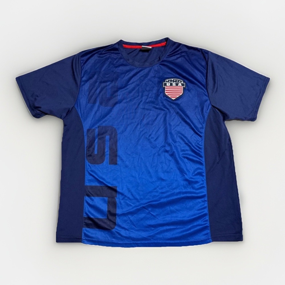 Panna USA Soccer‎ Jersey Blue Red White Mens Large Fan Kit